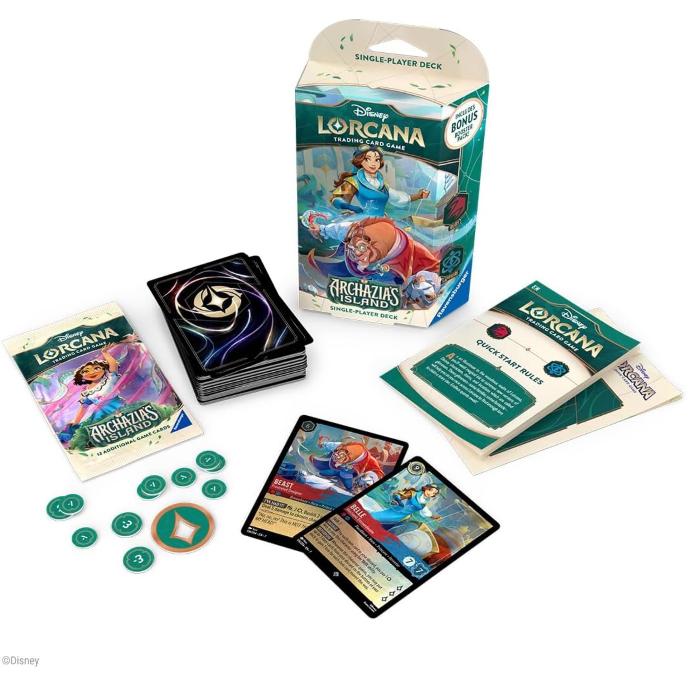 Ravensburger - Disney Lorcana TCG: Set 7 Bella Y Bestia | Juegos